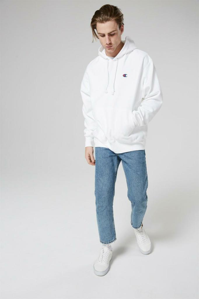 RW WEAVE HOODIE WHITE