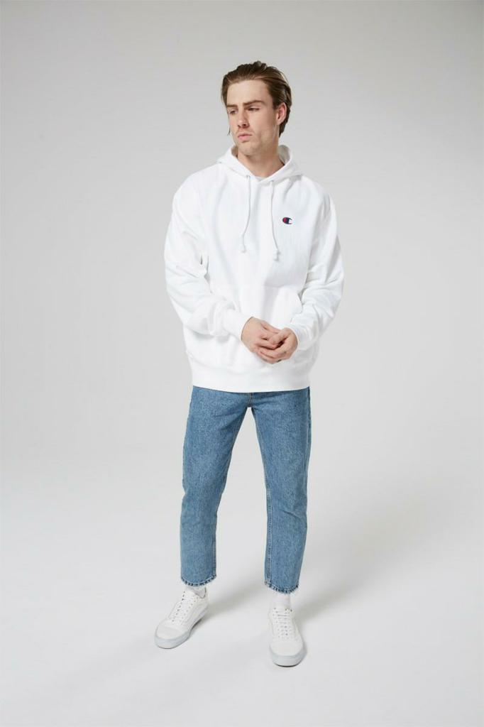 RW WEAVE HOODIE WHITE