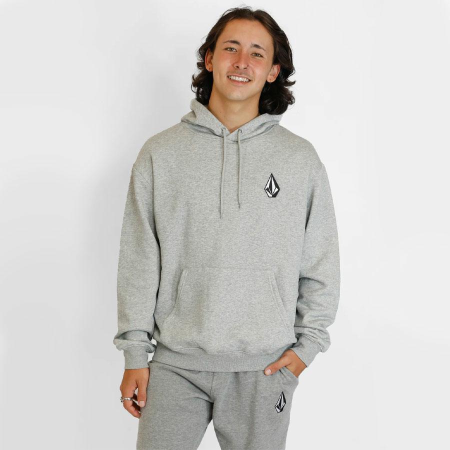 VOLOGO PULLOVER HEATHER GREY