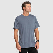 AUS SOLID SS TEE SMOKEY BLUE