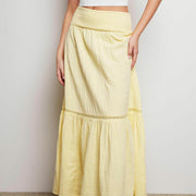 IN THE PALMS SKIRT 2 RETRO YELLOW