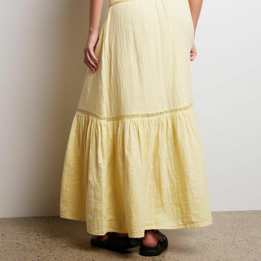 IN THE PALMS SKIRT 2 RETRO YELLOW