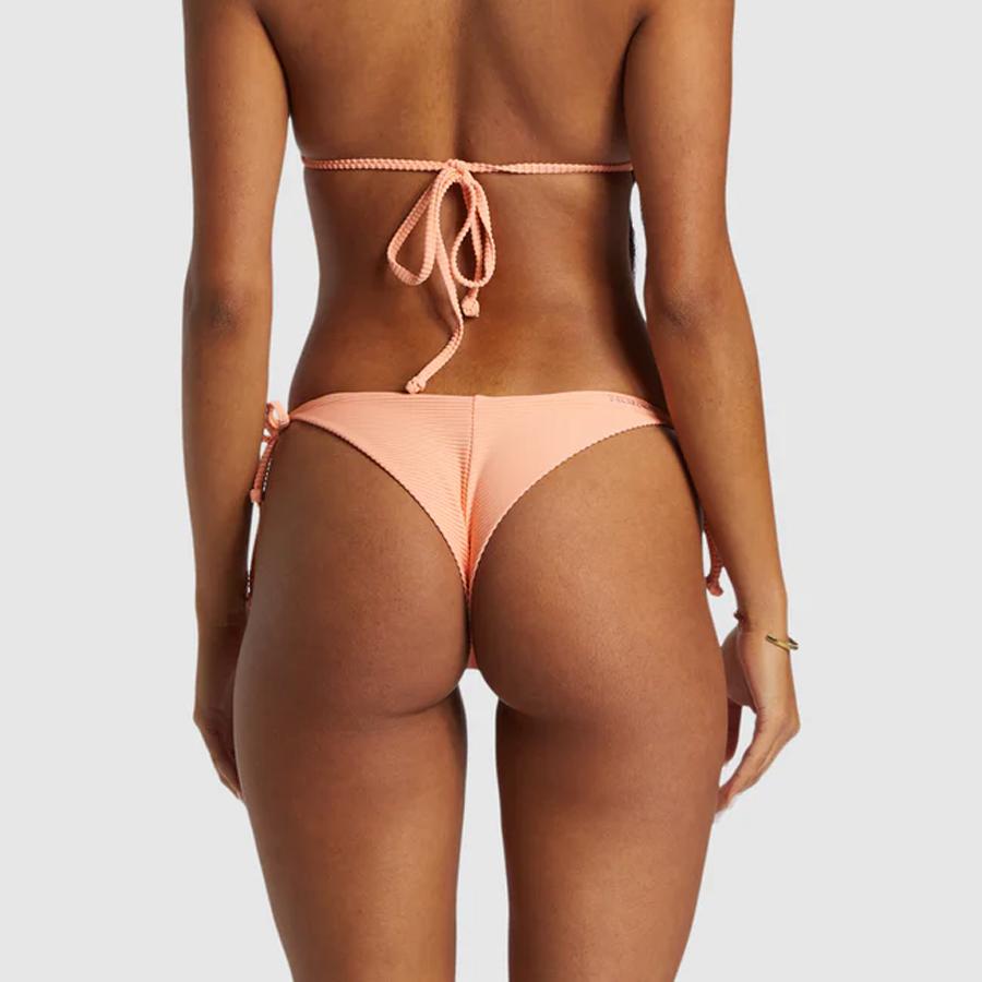 TANLINES TIE SIDE TANGA PEACH TART