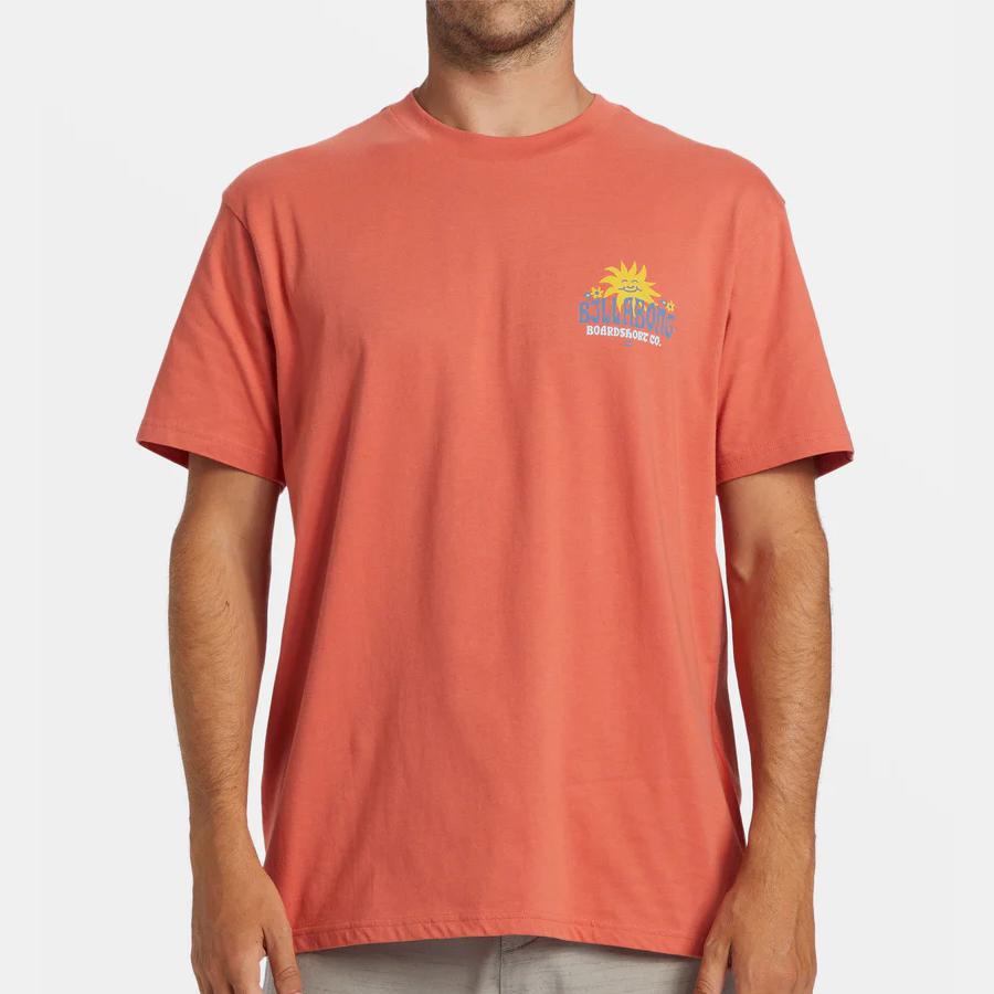 LOUNGE SS WASHED RED