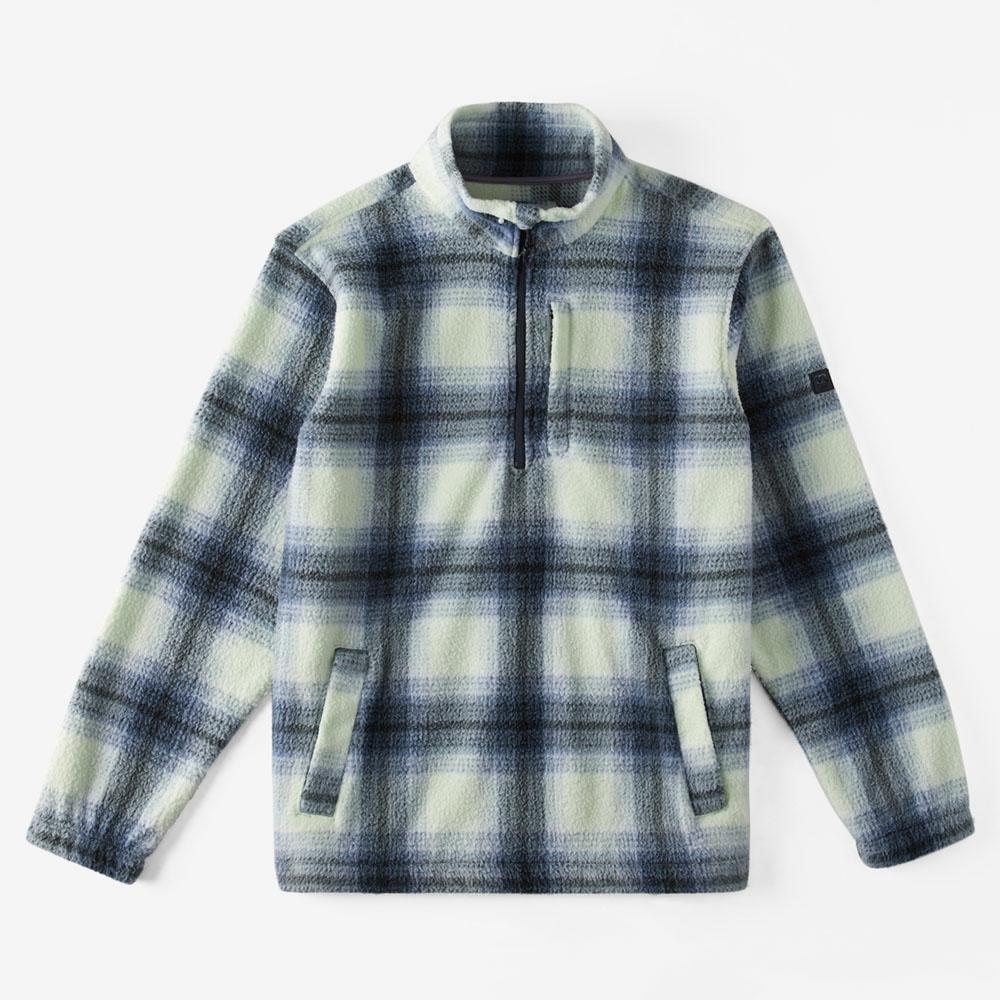BOUNDARY MOCK NECK SLATE BLUE