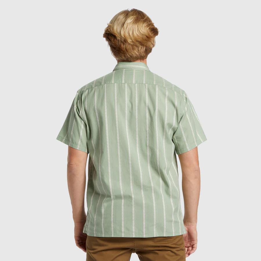 SUNDAYS JACQUARD SS MIST GREEN