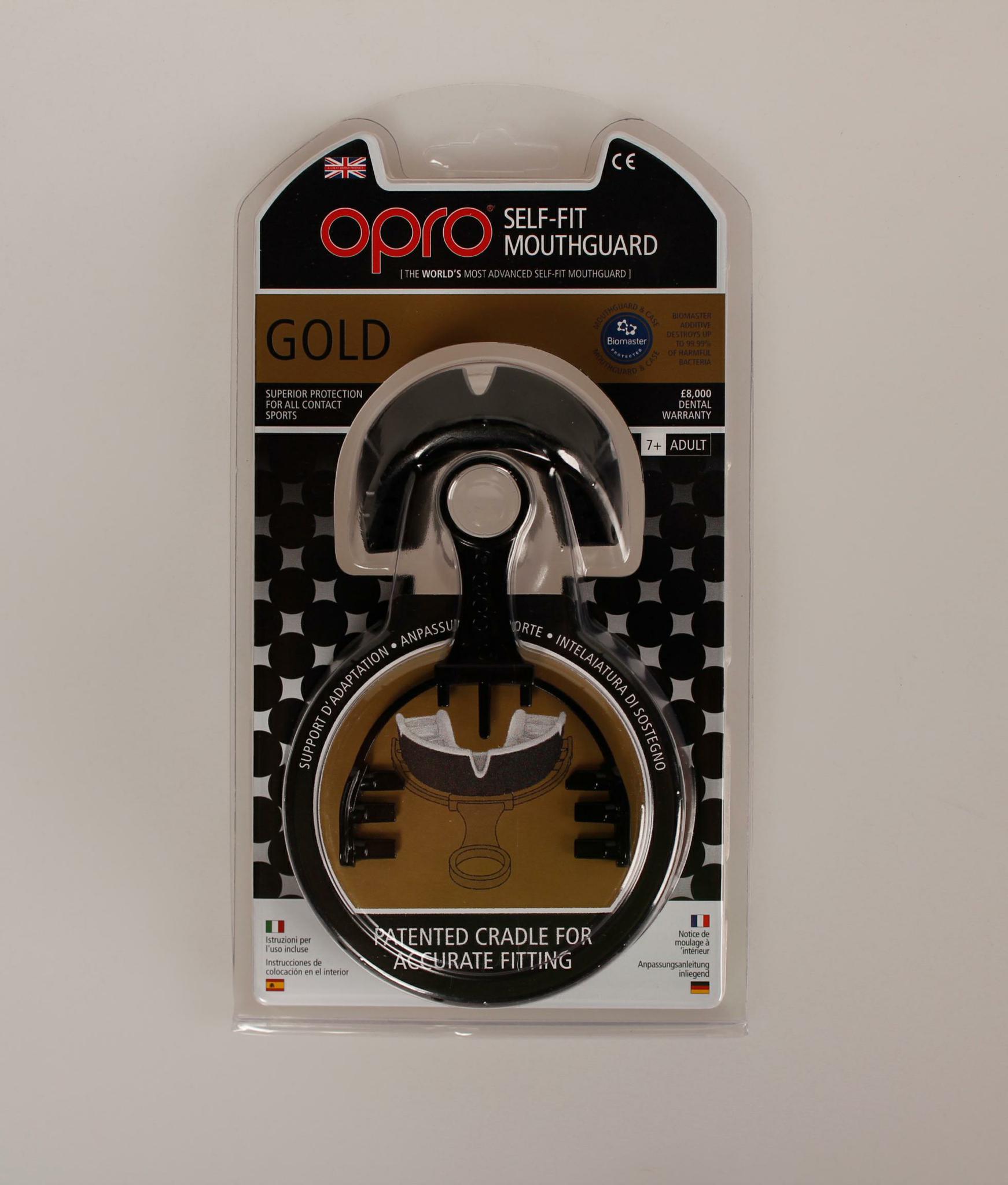 GOLD 4 MOUTHGUARD BLACK/PEARL