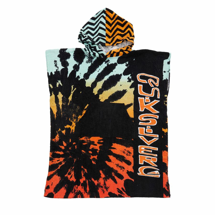 HOODY TOWEL YOUTH FIERY CORAL