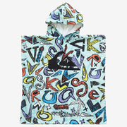 HOODY TOWEL BOY ICED AQUA