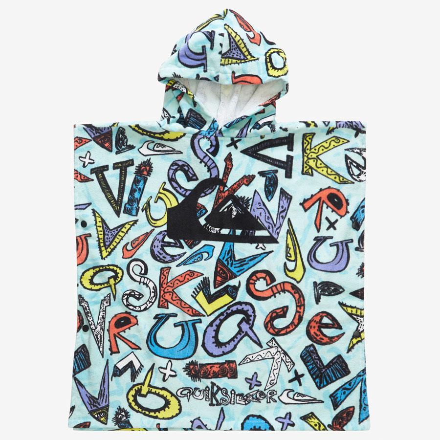 HOODY TOWEL BOY ICED AQUA