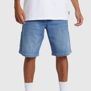 CARPENTER DENIM SHORT 2001 STONE WASH