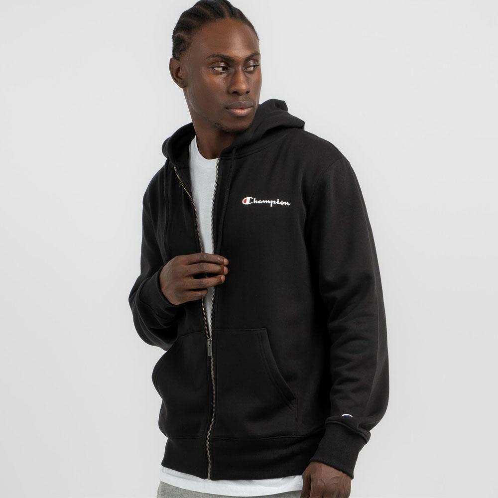 CH SCRIPT ZIP HOODIE BLACK