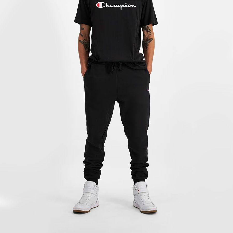SLIM LEG CUFF TRK BLACK
