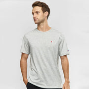 MT SML C TEE OXFORD HEATHER
