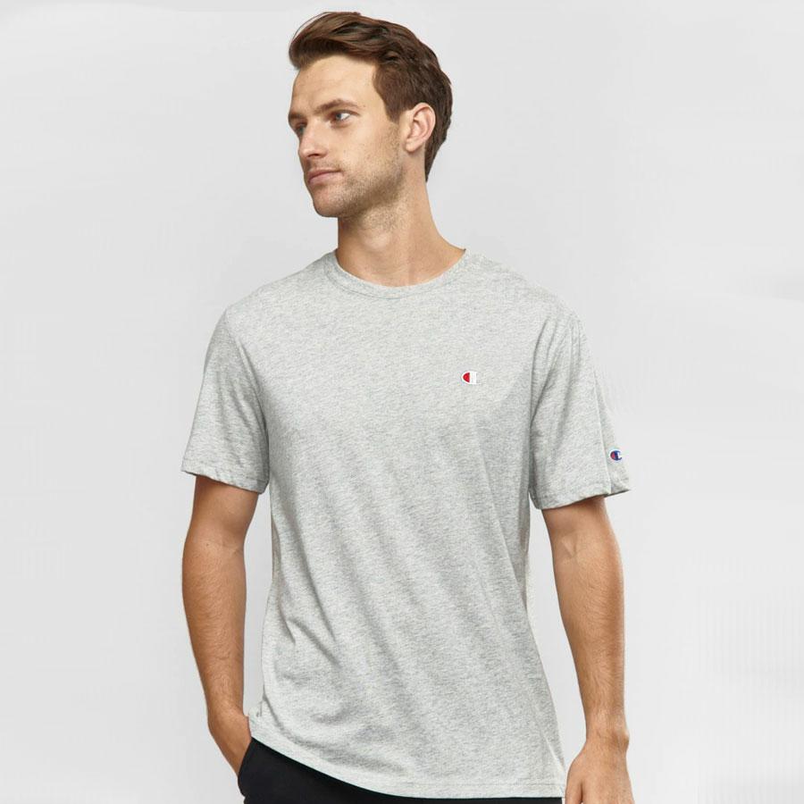 MT SML C TEE OXFORD HEATHER