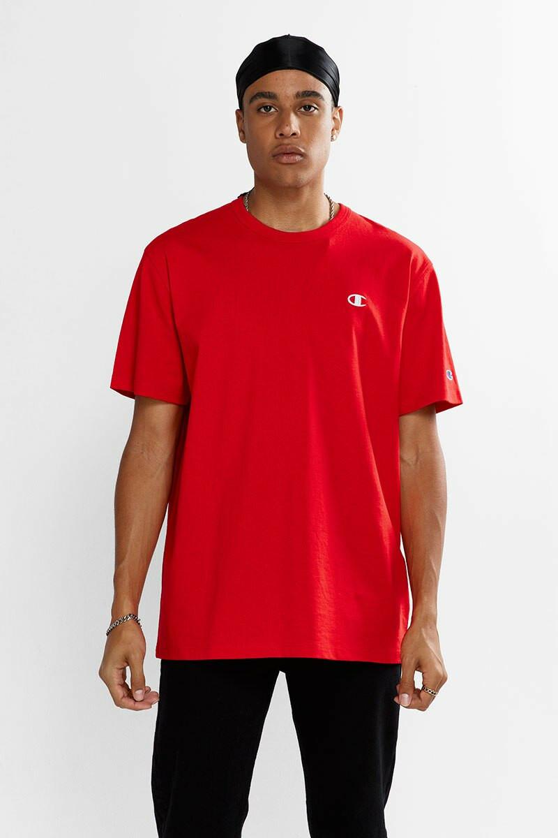 MT SML C TEE TEAM RED SCARLET