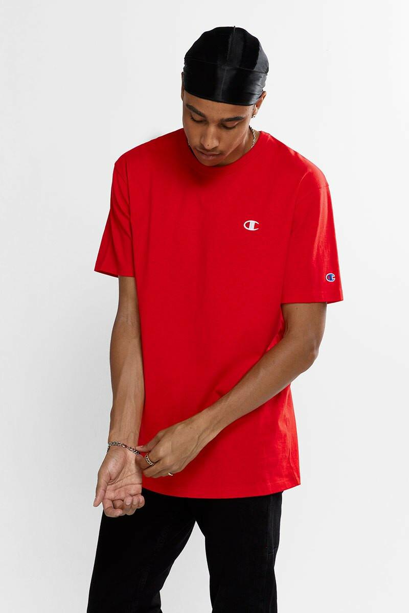 MT SML C TEE TEAM RED SCARLET