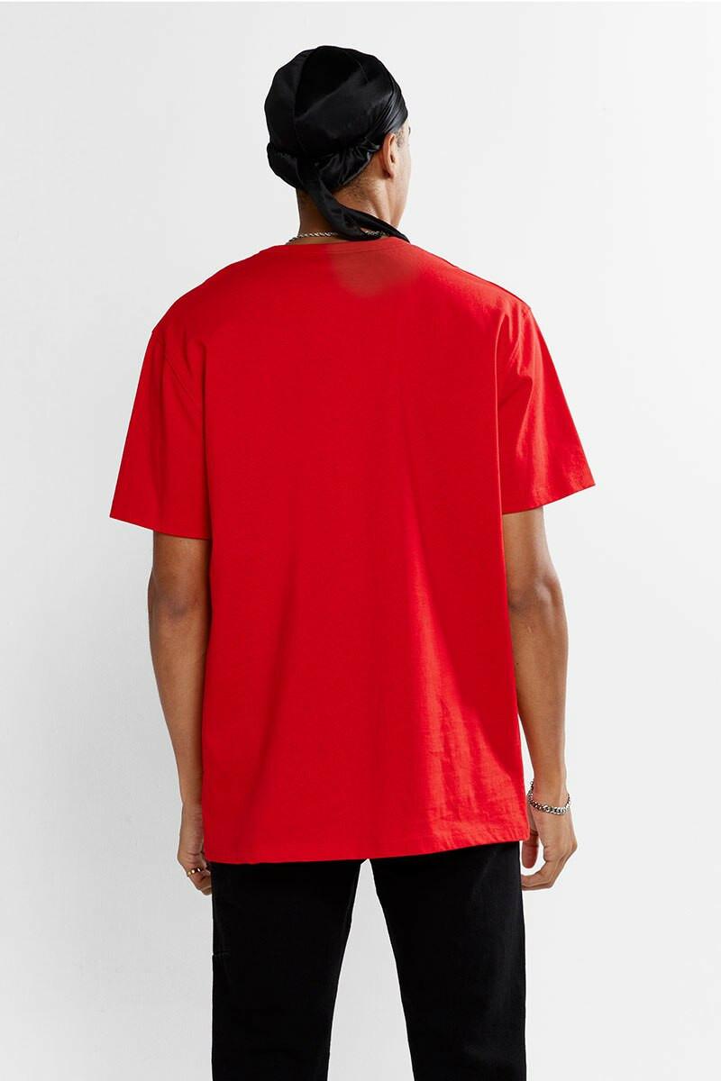 MT SML C TEE TEAM RED SCARLET