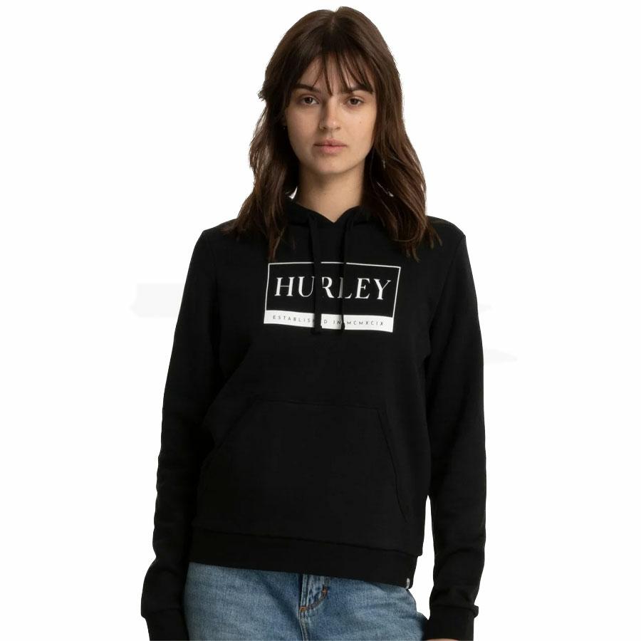 HURLEY FOUND PO FLEECE BLACK
