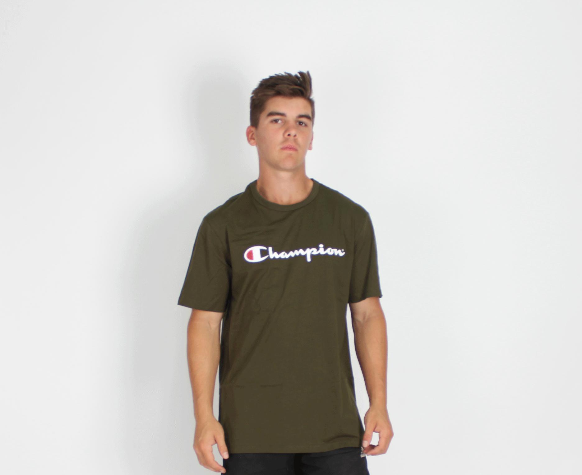 CHMPD SCRPT S/S TEE FORREST FLOOR