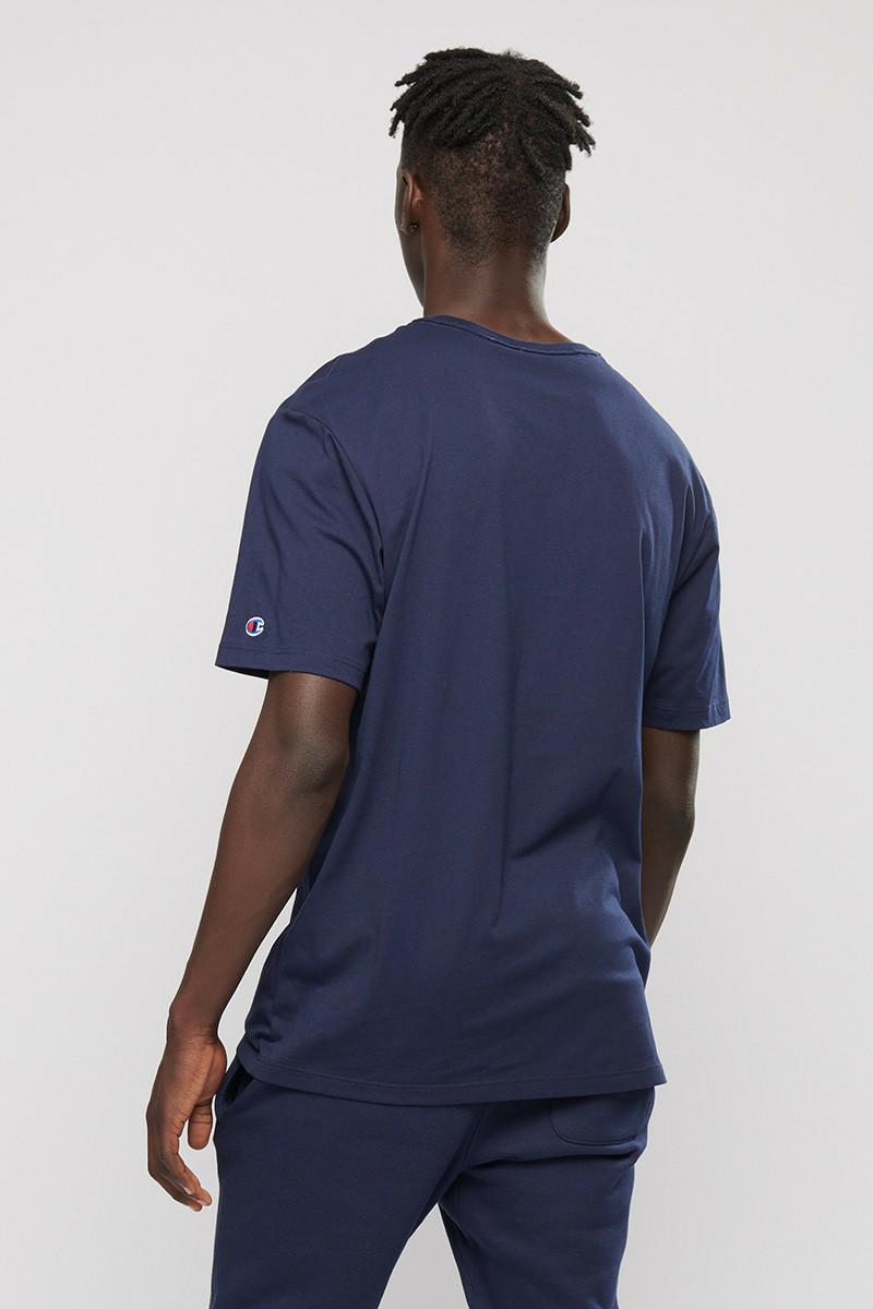 CHMPD SCRPT S/S TEE NAVY
