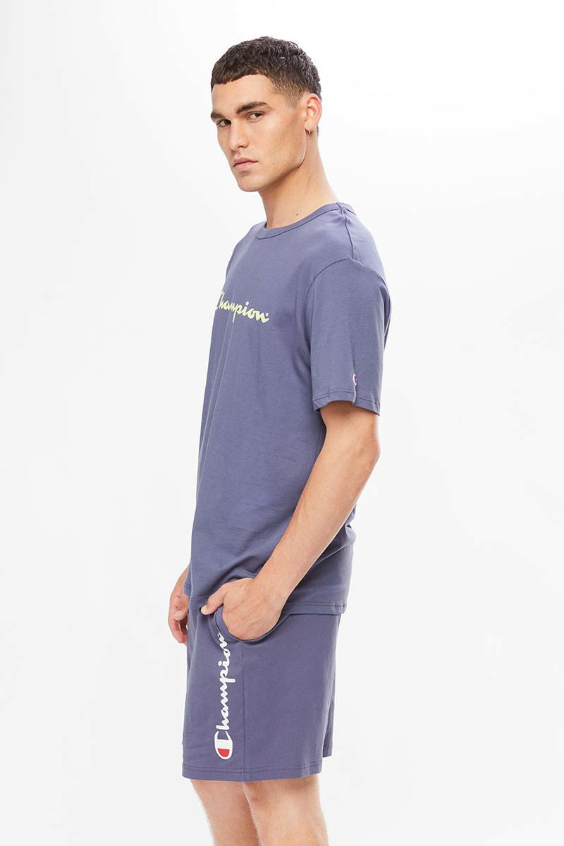 CHMPD SCRPT S/S TEE GREY HOUND