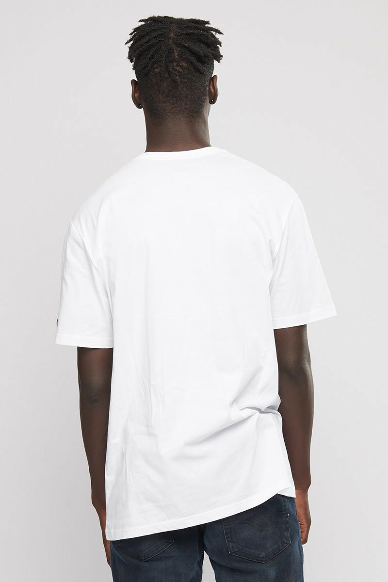 CHMPD SCRPT S/S TEE WHITE