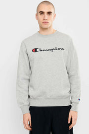 VF CHMPN SCRIPT CREW OXFORD HEATHER
