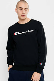 VF CHMPN SCRIPT CREW BLACK