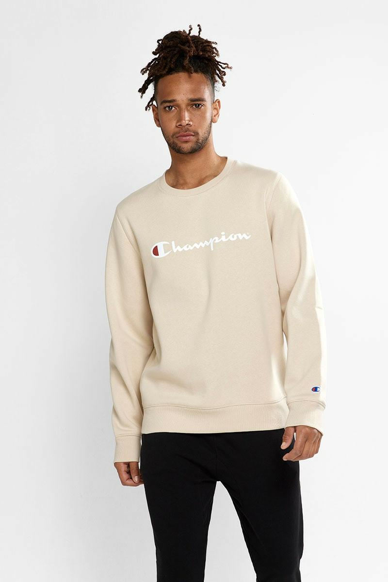 VF CHMPN SCRIPT CREW LIGHT TAUPE