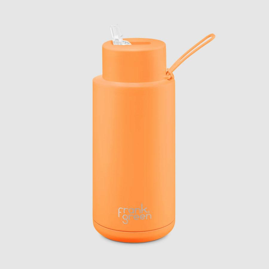 34OZ REUSABLE BOTTLE NEON ORANGE