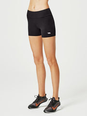 HI RISE SPORT TIGHT 4" BLACK