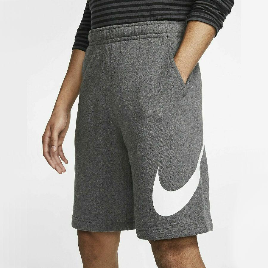 NIKE SPORTSWEAR CLUB CHARCOAL HEATHR/WHIT