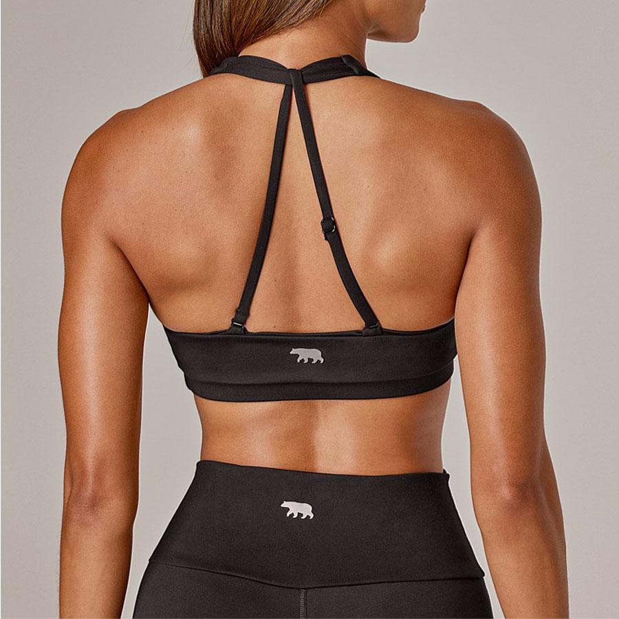 HEADLINER SPORTS BRA BLACK