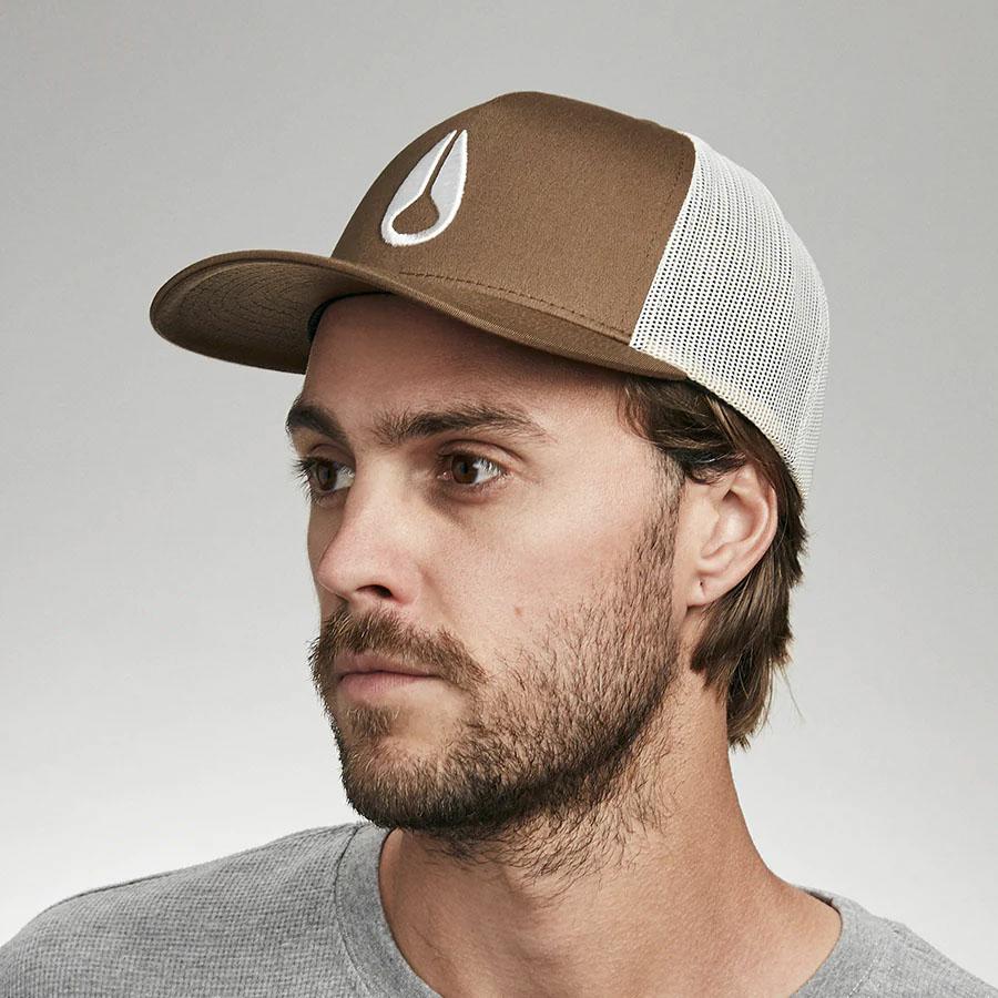 ICONED TRUCKER HAT BROWN/OFF WHITE