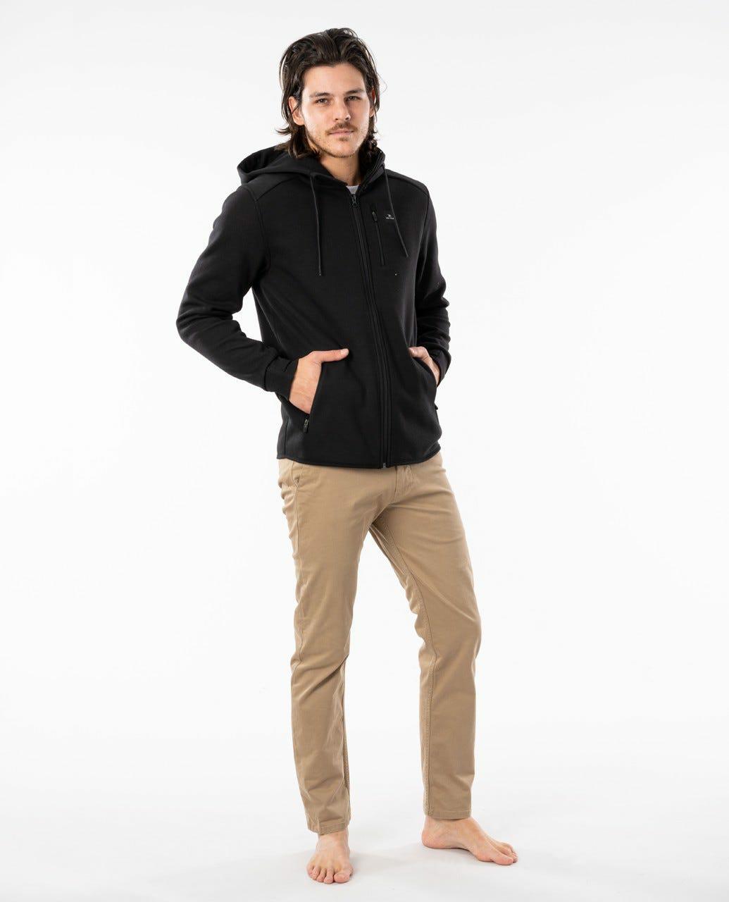 ANTI SERIES DEPARTED ZIP SOLID BLACK