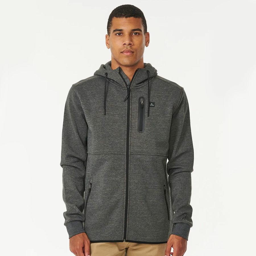 ANTI SERIES DEPARTED ZIP CHARCOAL MARLE