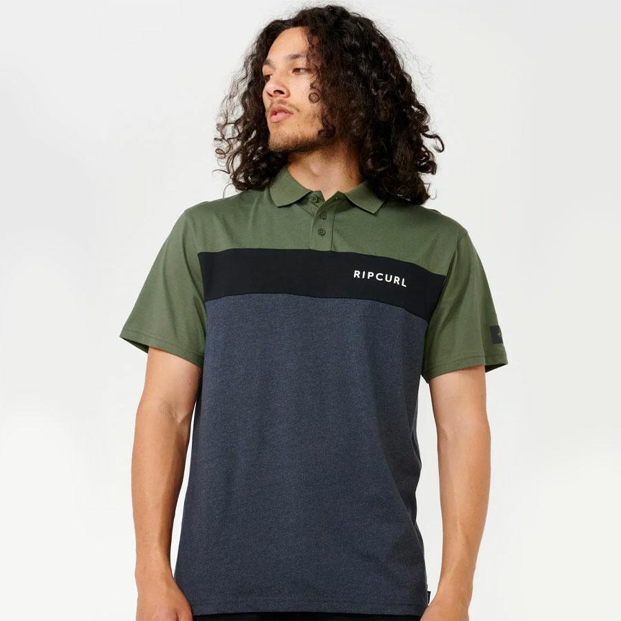 UNDERTOW PANEL POLO DARK OLIVE