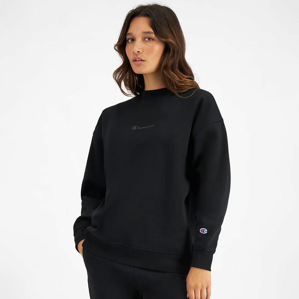 CH SCRIPT TONAL CREW BLACK