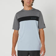 UNDERTOW PANEL TEE GREY MARLE/BLACK MAR