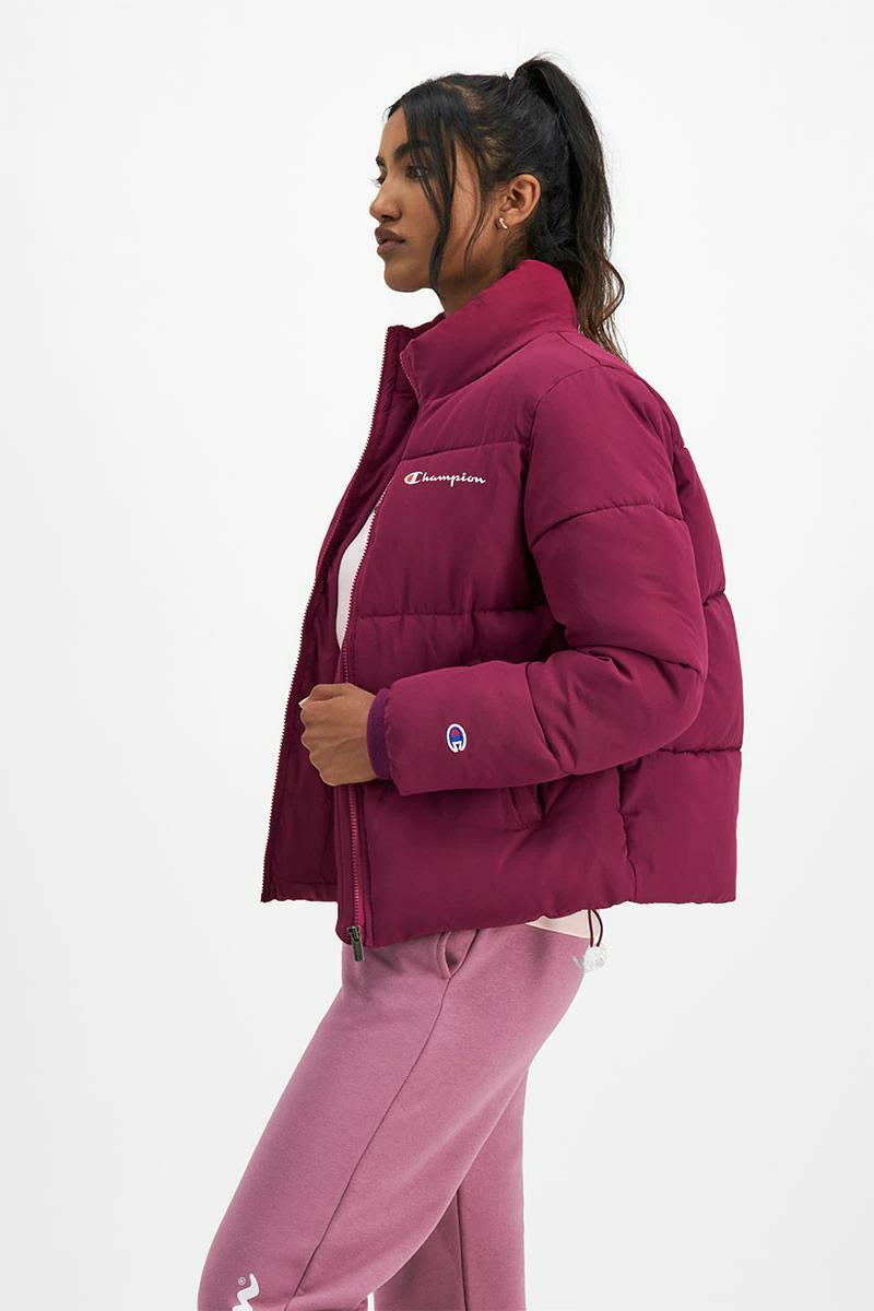 RO PUFFER JKT DEEP CRANBERRY