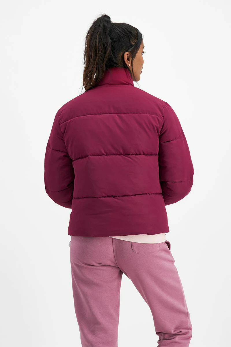 RO PUFFER JKT DEEP CRANBERRY