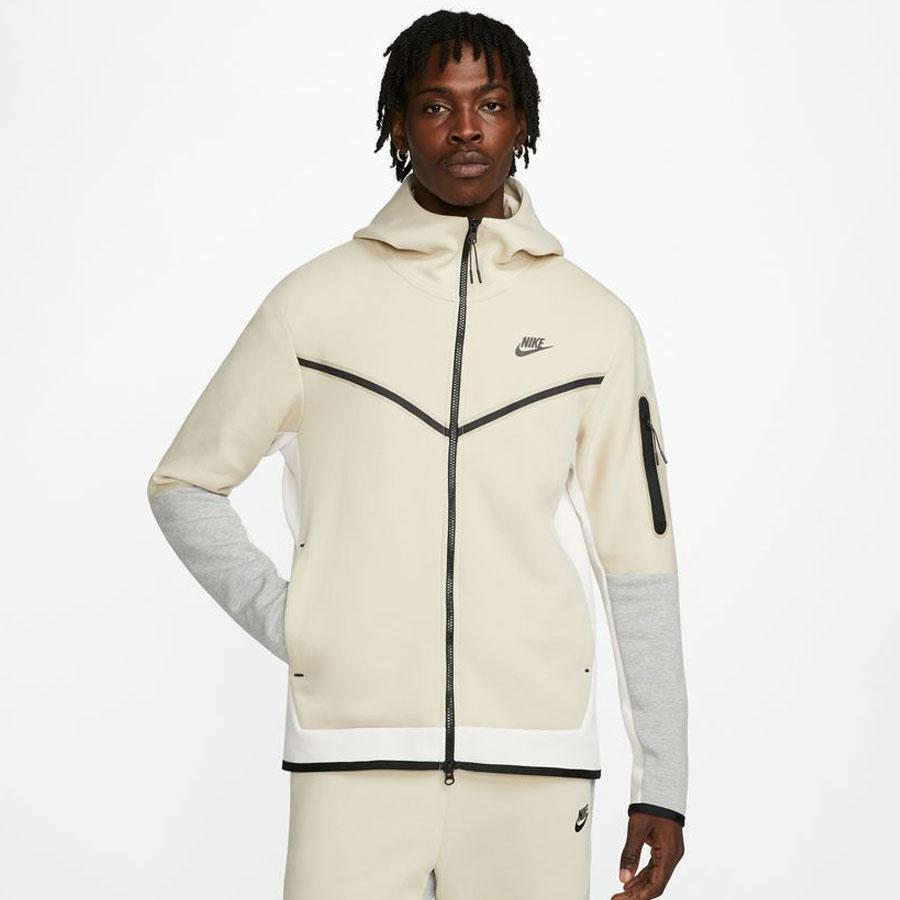 NIKE SPORTSWEAR TECH FLEE RATTAN/PHANTOM/DK GR