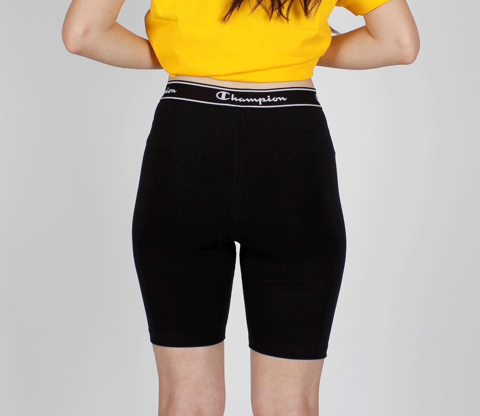 SCRIPT BIKE SHORT BLACK