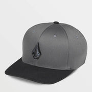 FULL STONE FLEXFIT HAT ASPHALT BLACK