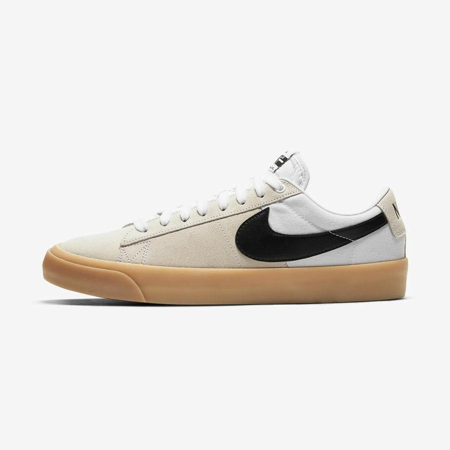SB ZOOM BLAZER LOW PRO GT WHITE/BLACK-WHITE-WH