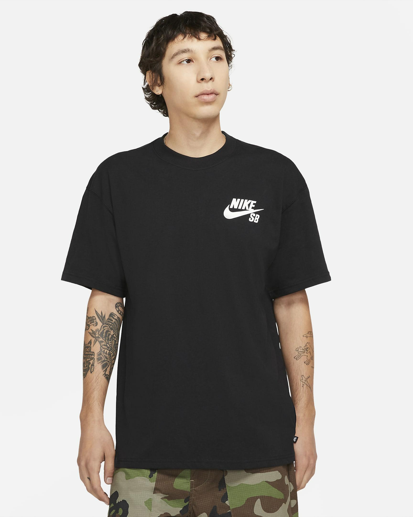 SB TEE BLACK/WHITE