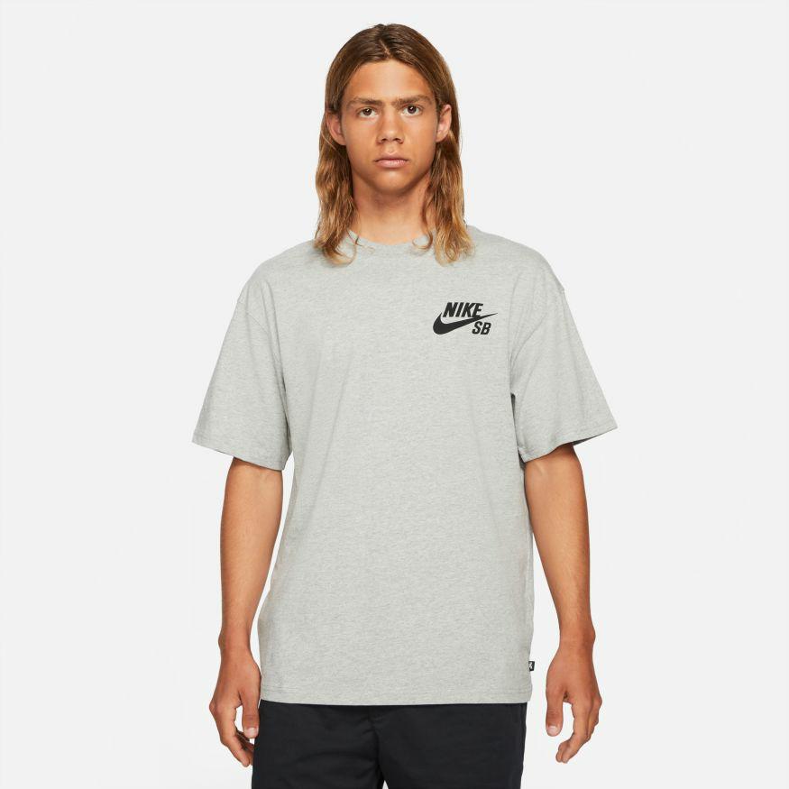 SB TEE DK GREY HEATHER/BLAC