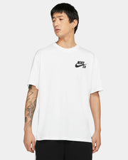 SB TEE WHITE/BLACK