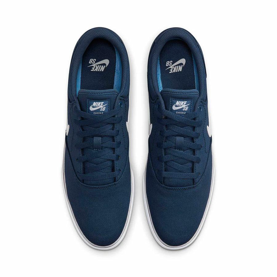 SB CHRON 2 CANVAS NAVY/WHITE-NAVY-BLAC